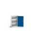 bott Verso systeemkast 525x350x900mm 2 legborden 1 deur RAL 7035