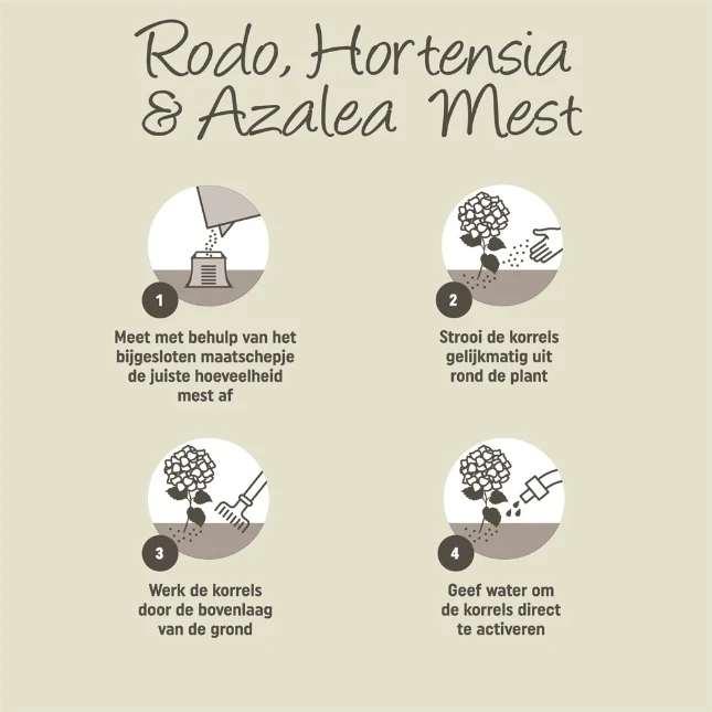 Pokon Rhododendron, Hortensia & Azalea Mest  2,5kg