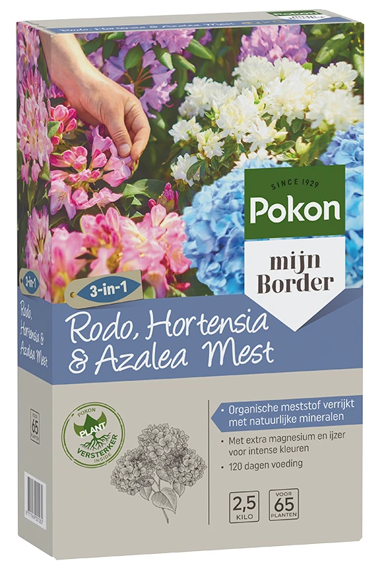 Pokon Rhododendron, Hortensia & Azalea Mest  2,5kg