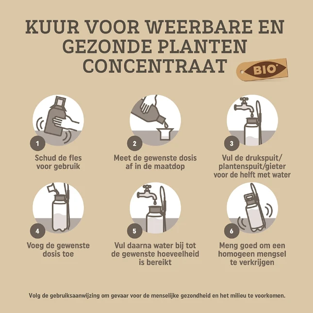 Pokon Bio Kuur Weerbare en Gezonde Planten Concentraat 500ml