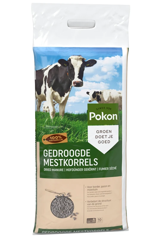 Pokon Gedroogde Mestkorrels 10kg