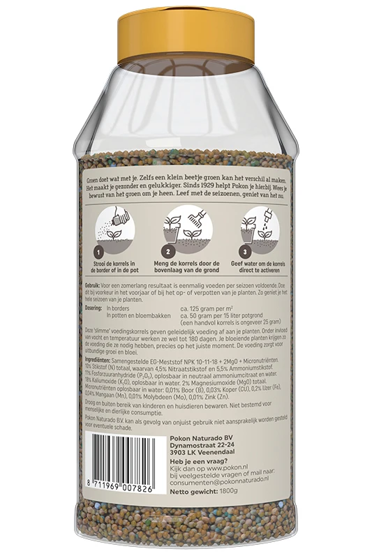 Pokon Terras & Balkon Planten Voedingskorrel 1,8kg