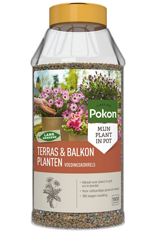 Pokon Terras & Balkon Planten Voedingskorrel 1,8kg