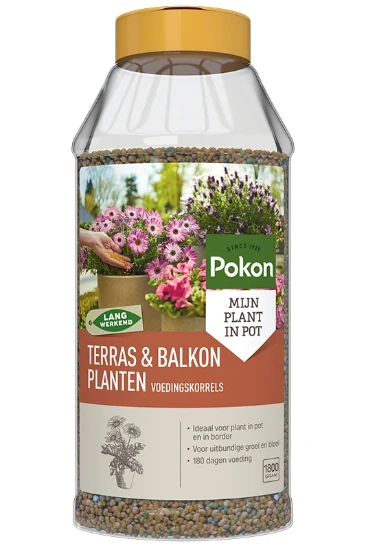 Pokon Terras & Balkon Planten Voedingskorrel 1,8kg