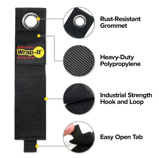 Wrap it Storage Strap Heavy Duty kabelbinders 25 cm - 3 stuks
