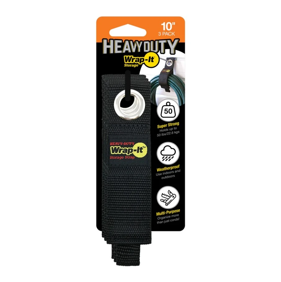 Wrap it Storage Strap Heavy Duty kabelbinders 25 cm - 3 stuks