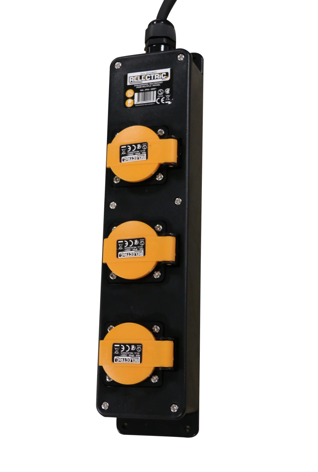 RELECTRIC PRO Stekkerdoos 3-voudig 5 meter 3x1,5 mm