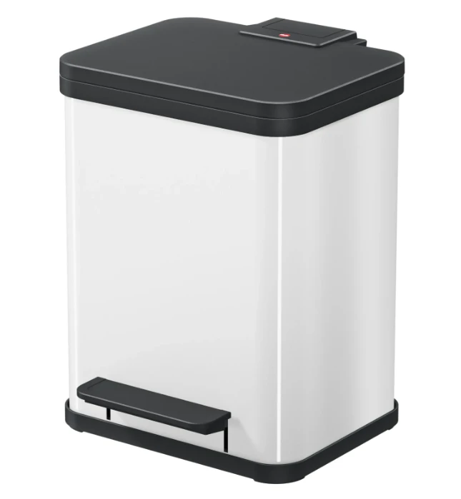 Hailo Prullenbak Oko Duo Plus M 2x9 - wit