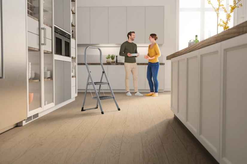 Hailo Huishoudtrap K45 antraciet - 2 treden