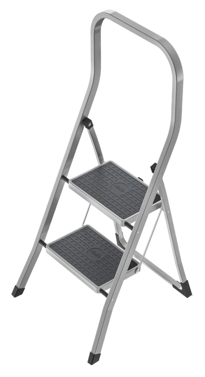 Hailo Huishoudtrap K45 antraciet - 2 treden