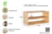Astigarraga Open kast - met plank - 71x36cm