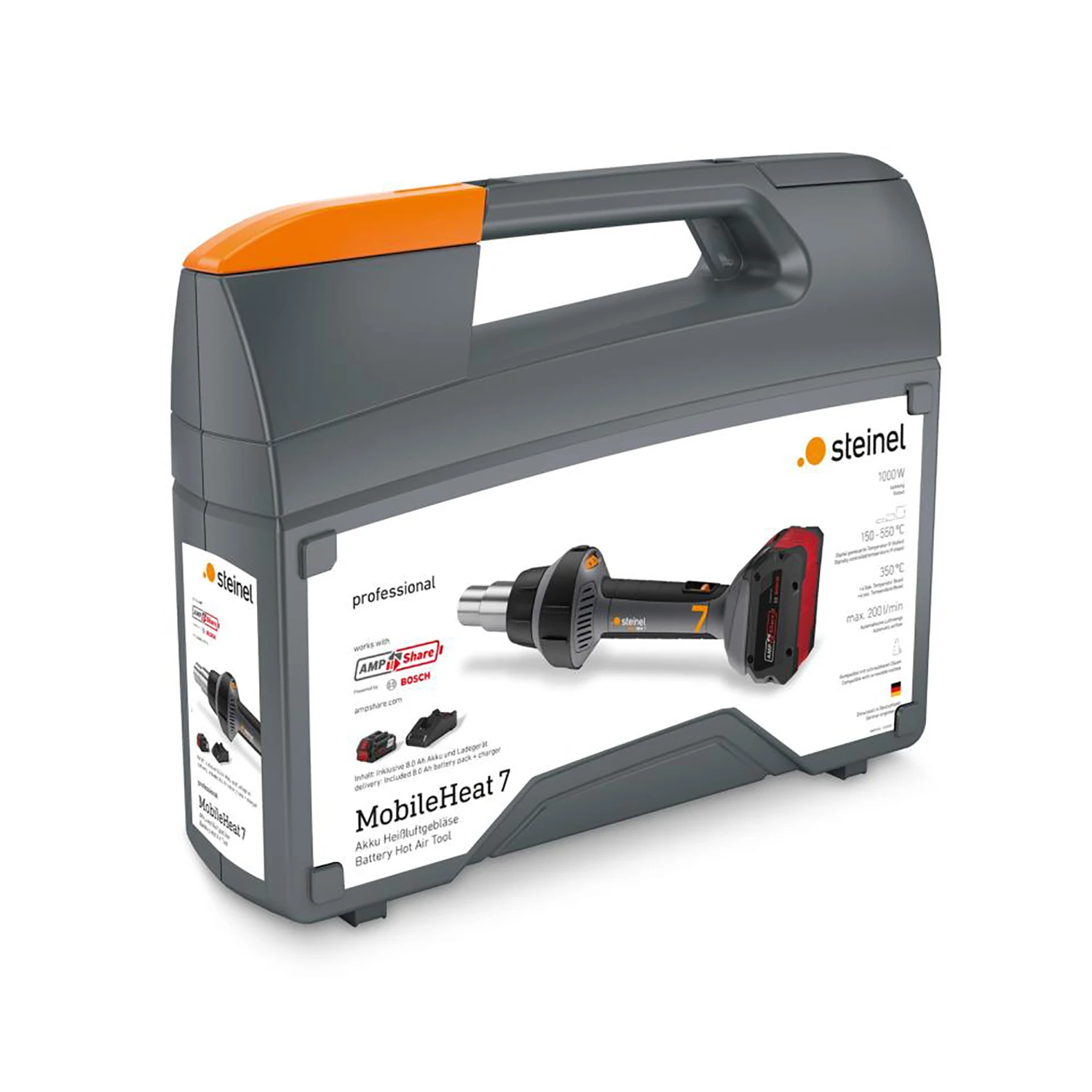 Steinel Accu Heteluchtpistool MobileHeat 7 - met accu en lader - in koffer