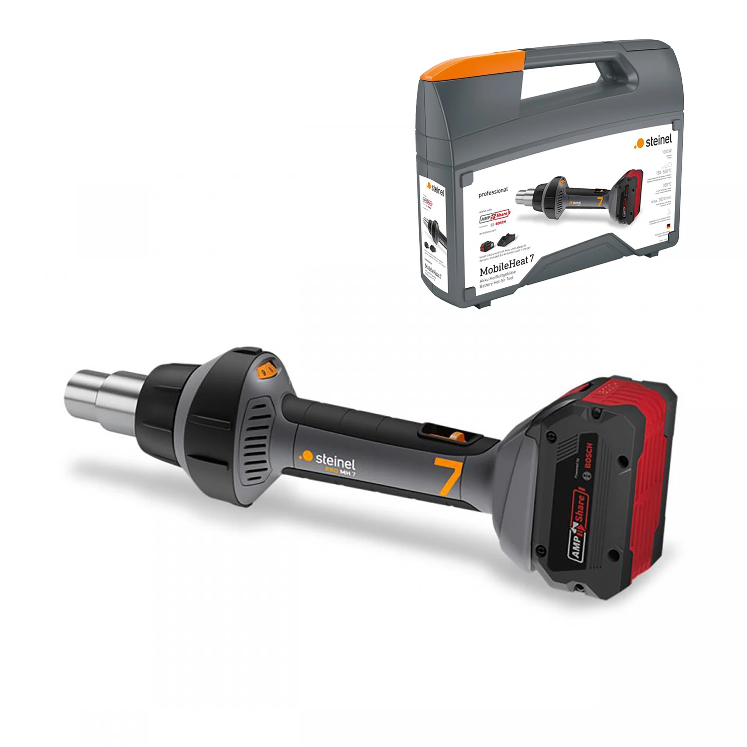 Steinel Accu Heteluchtpistool MobileHeat 7 - met accu en lader - in koffer