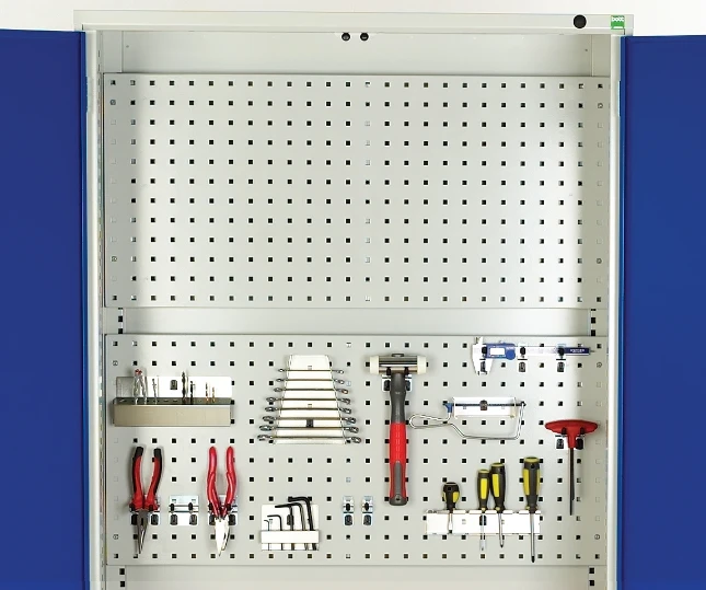 bott Verso systeemkast 1050x550x2000mm 6 lades 1 Perfo achterwand RAL 5010