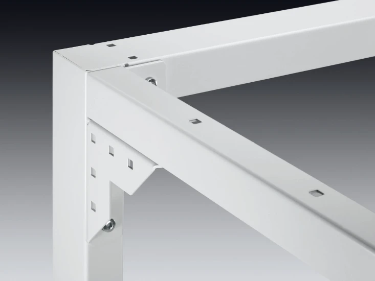 bott cubio établi réglable 2000x900x740-1140mm lino ral 7035