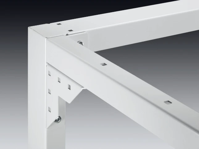 bott cubio établi réglable 2000x900x740-1140mm lino ral 7035