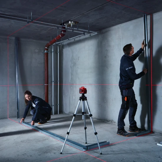 Hultafors Kruislijnlaser H3 rood - 3x360 graden
