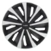 WRC Wieldoppen 14 inch - carbon look - 4 stuks