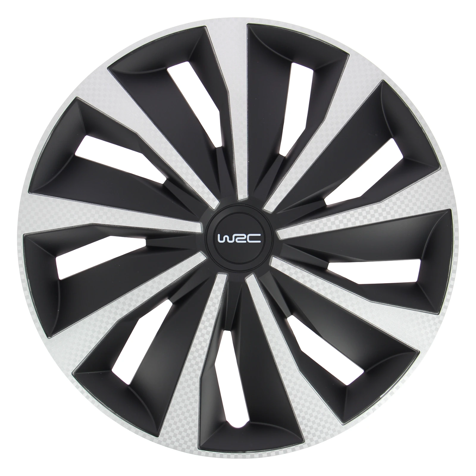 WRC Wieldoppen 15 inch - carbon look - 4 stuks