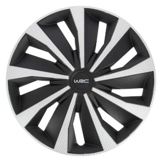 WRC Wieldoppen 15 inch - carbon look - 4 stuks