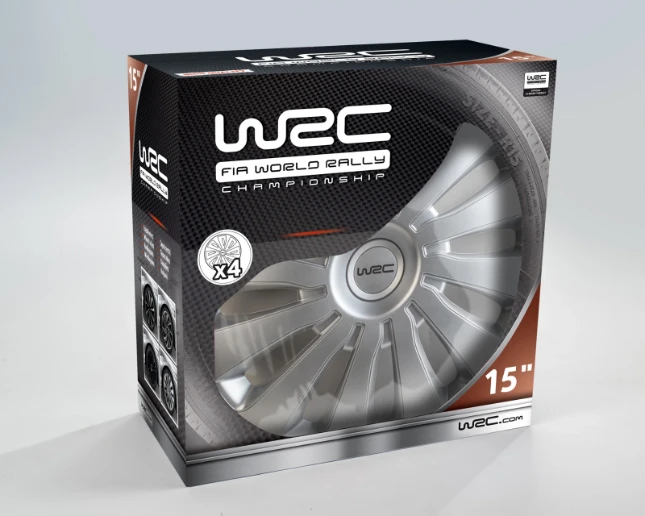 WRC Wieldoppen Sepang 15 inch - zilver - 4 stuks
