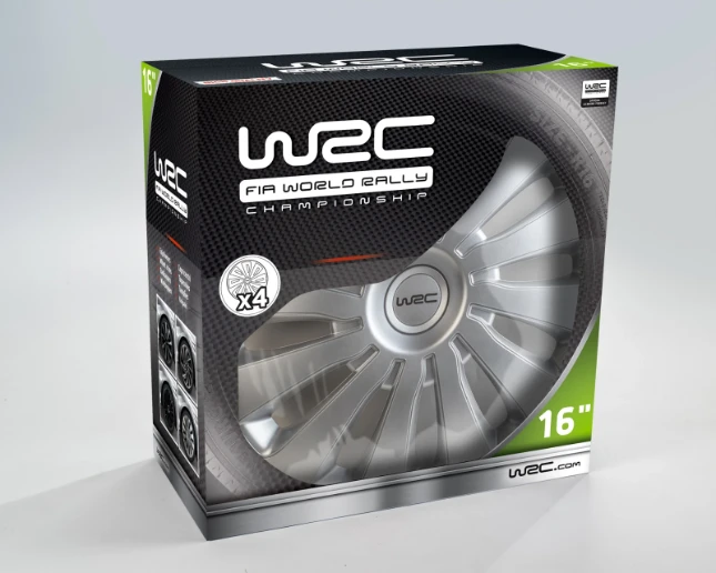 WRC Wieldoppen Sepang 16 inch - zilver - 4 stuks