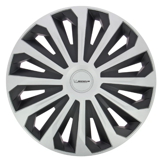 Michelin Wieldoppen 15 inch - zwart/zilver - 4st