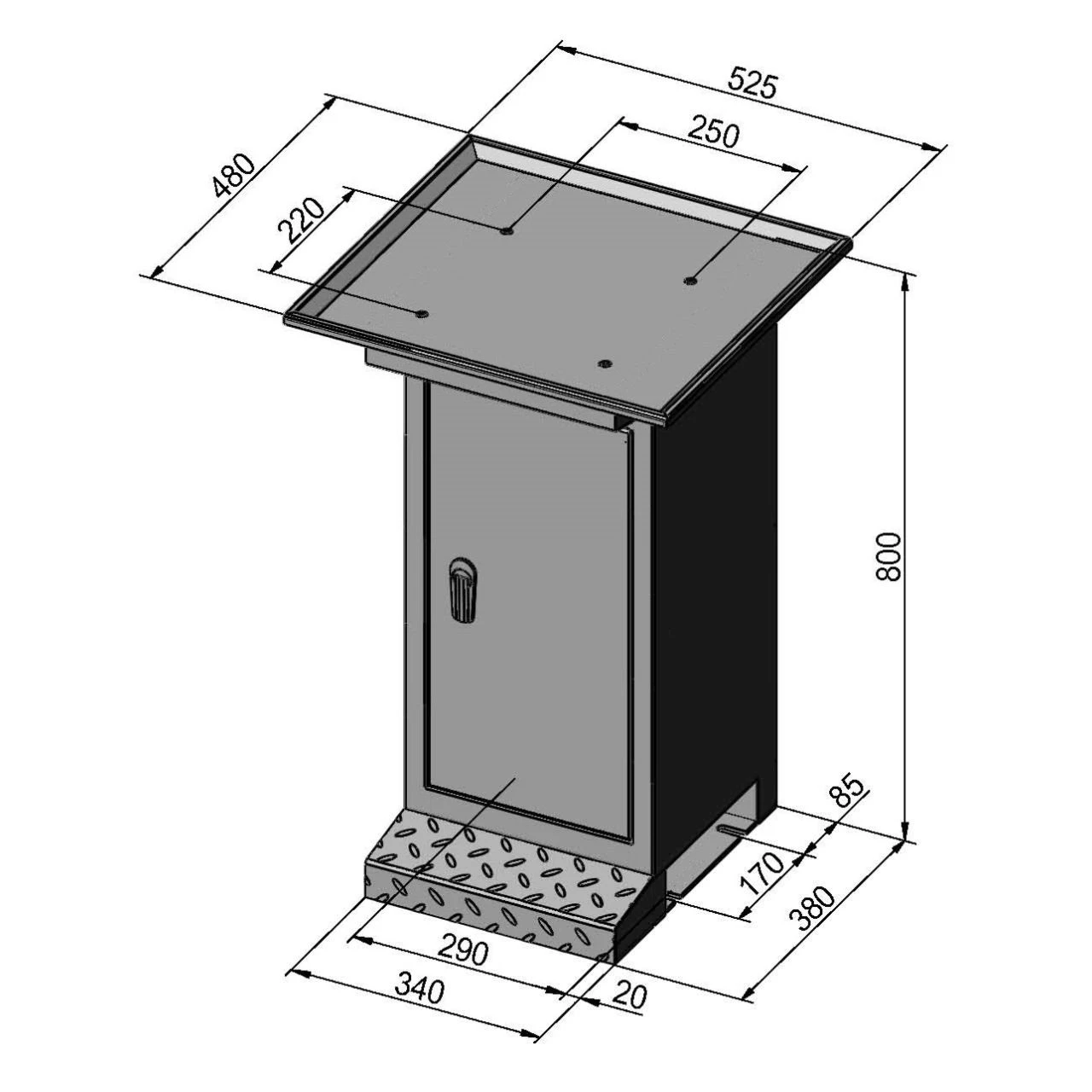 Bernardo Onderbouw BF 2 voor KF 20/25 Vario