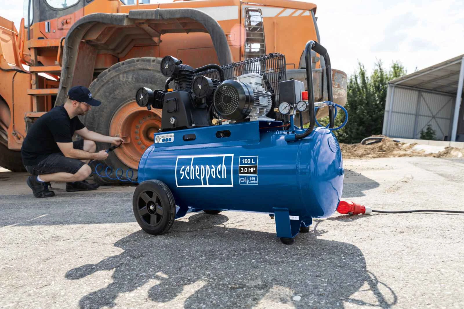 Scheppach Compressor HC550TC 100L 230V