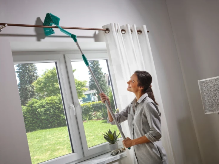 Leifheit Stofbezem Dusty click-system