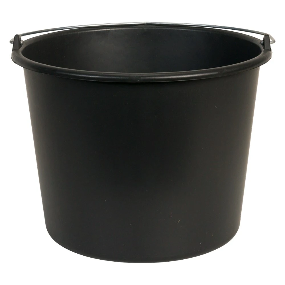 Berdal Emmer Gripline Durable 12L zwart (met knopbeugel en literscala)