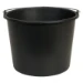 Berdal Emmer Gripline Durable 12L zwart (met knopbeugel en literscala)