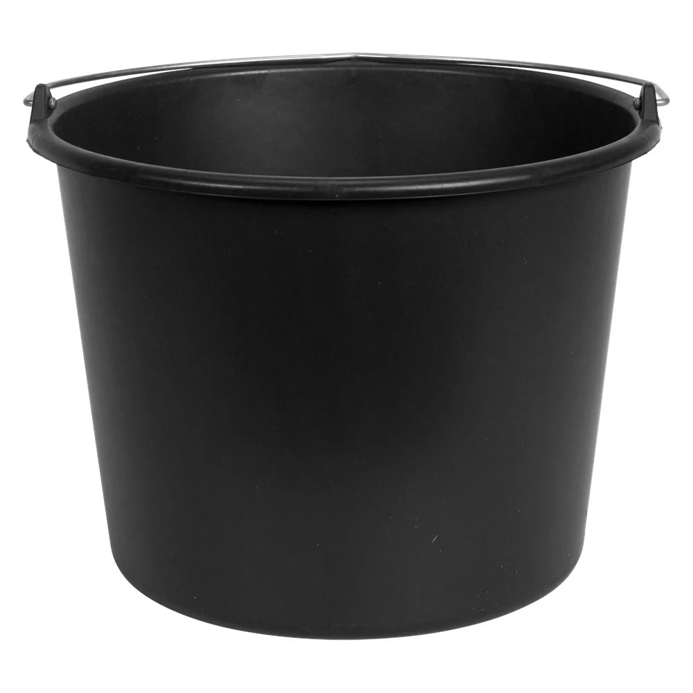Berdal Emmer Gripline Durable 20L zwart (met knopbeugel en literscala)