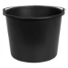 Berdal Emmer Gripline Durable 20L zwart (met knopbeugel en literscala)