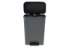 Curver Compatta Duo Prullenbak 2x23L Zwart/Grijs