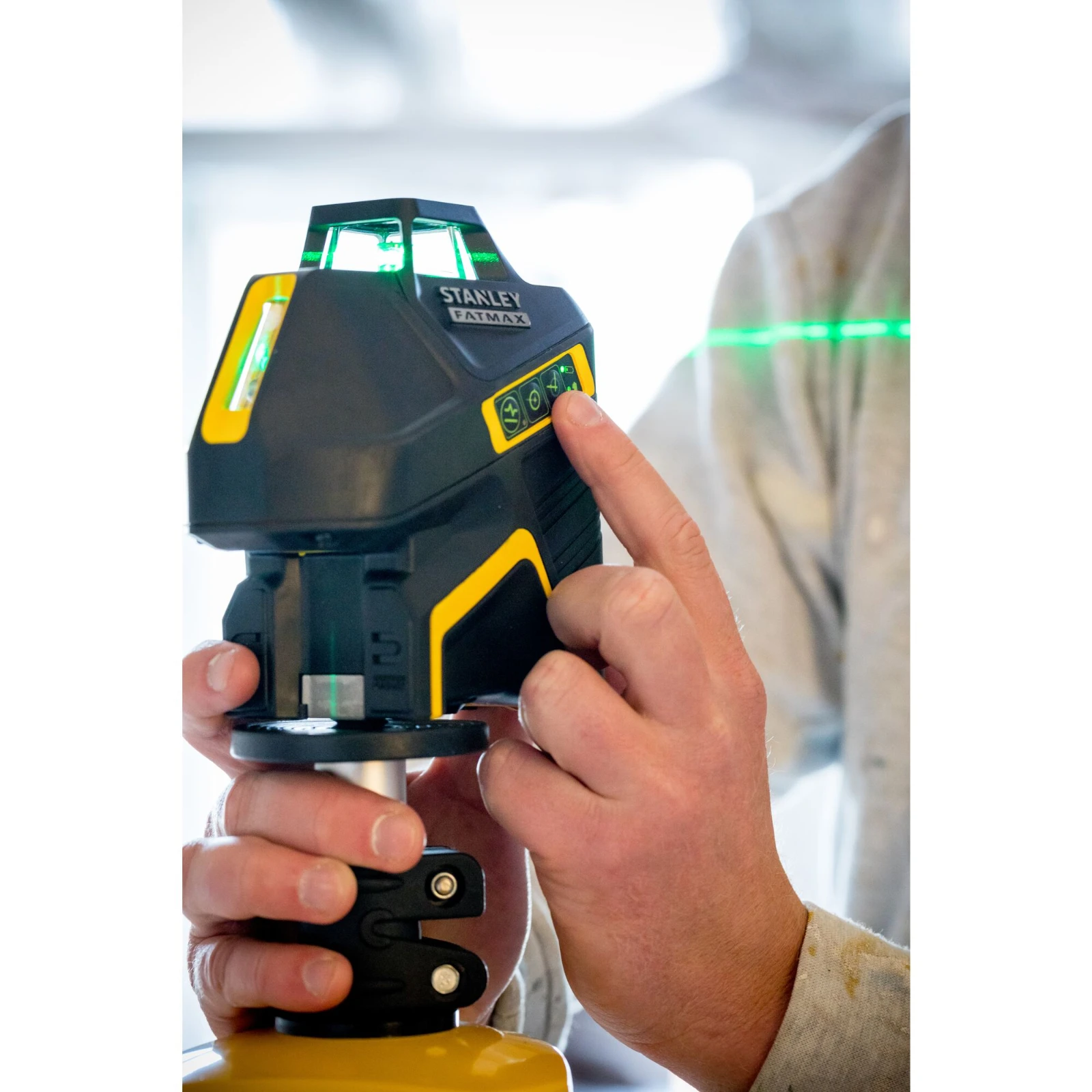 Stanley FatMax Kruislijnlaser SLGi-2V 360° - groene laser