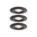 Paulmann LED-inbouwlamp Nova Mini Coin basisset Star zwart O66mm - 3-spots