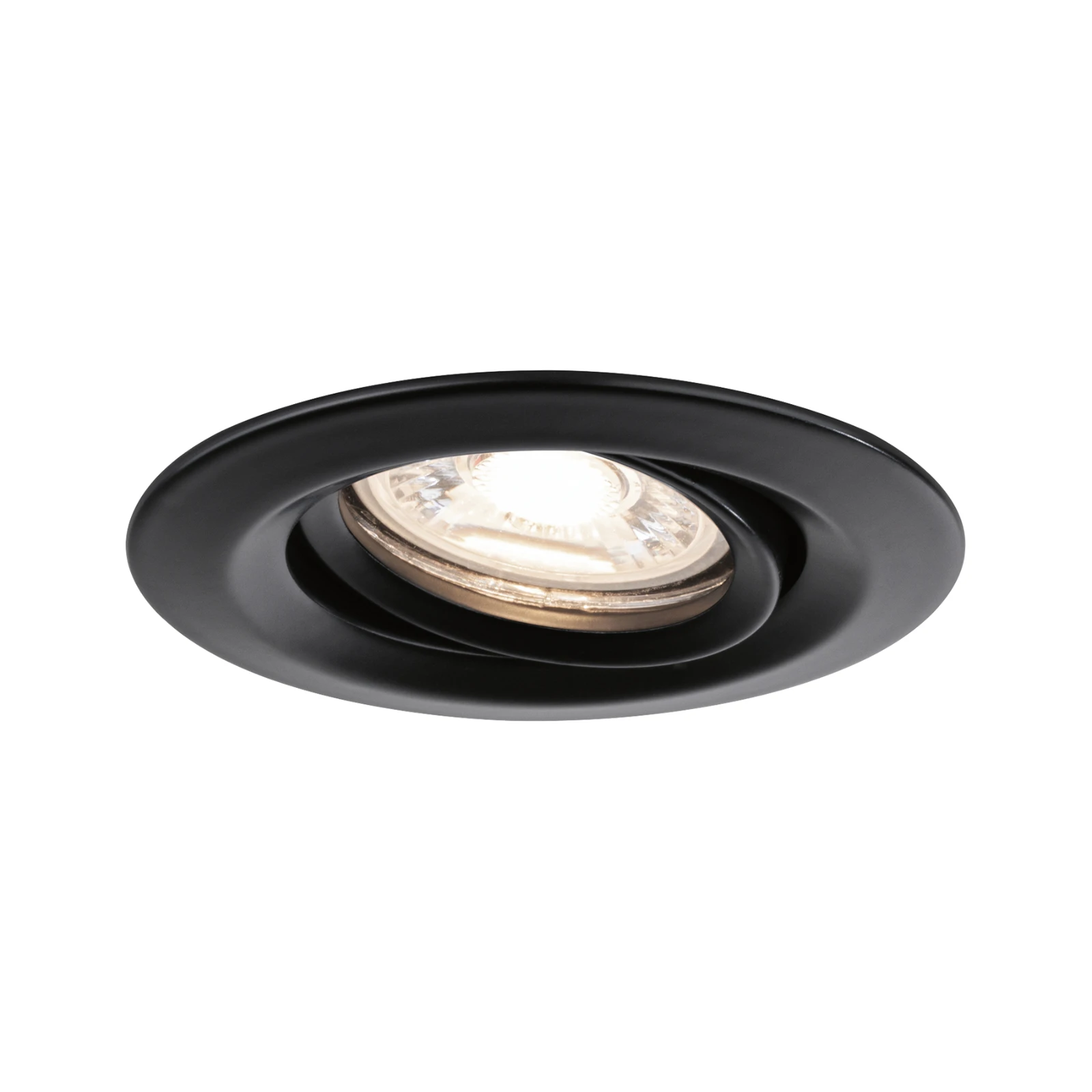 Paulmann LED-inbouwlamp Nova Mini Coin basisset zwart O66mm zwenkbaar - 3-spots