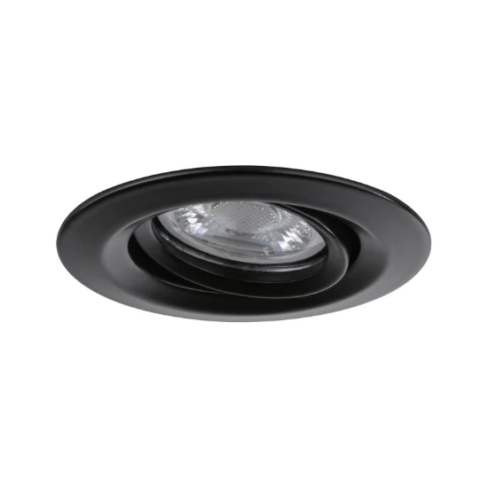 Paulmann LED-inbouwlamp Nova Mini Coin basisset zwart O66mm zwenkbaar - 3-spots