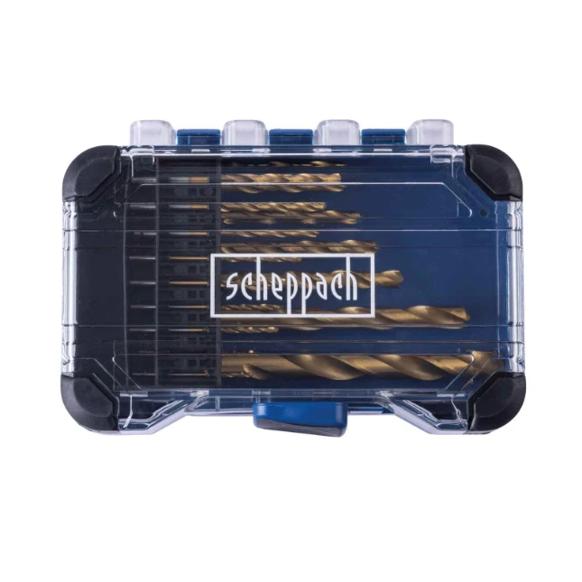 Scheppach HSS Borenset HSS15 - O1,5–10mm - 15-delig