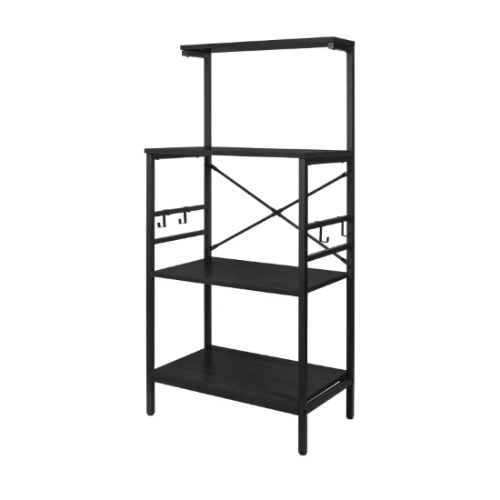 ERRO Keukenrek - 58x35x122cm - zwart