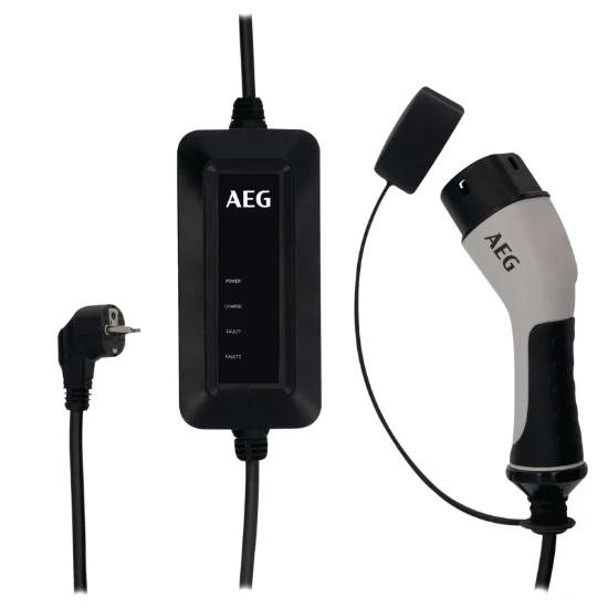 AEG Laadkabel Type 2 naar Schuko - 16A/230V (7m)