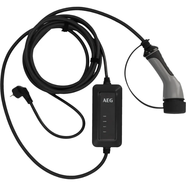 AEG Laadkabel Type 2 naar Schuko - 16A/230V (5m)