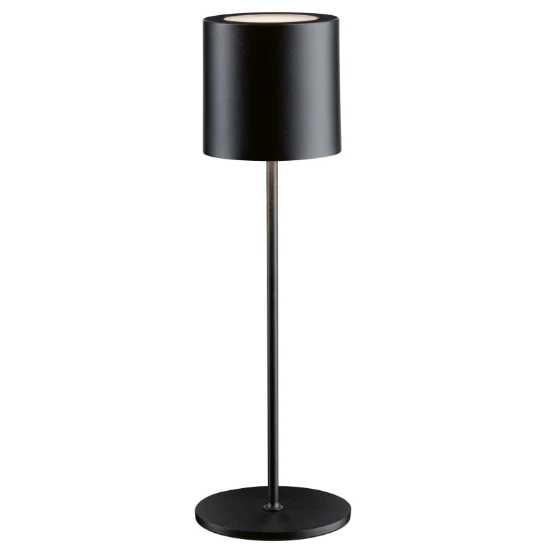 Paulmann LED-tafellamp Tuni 24W IP44 zwart mat