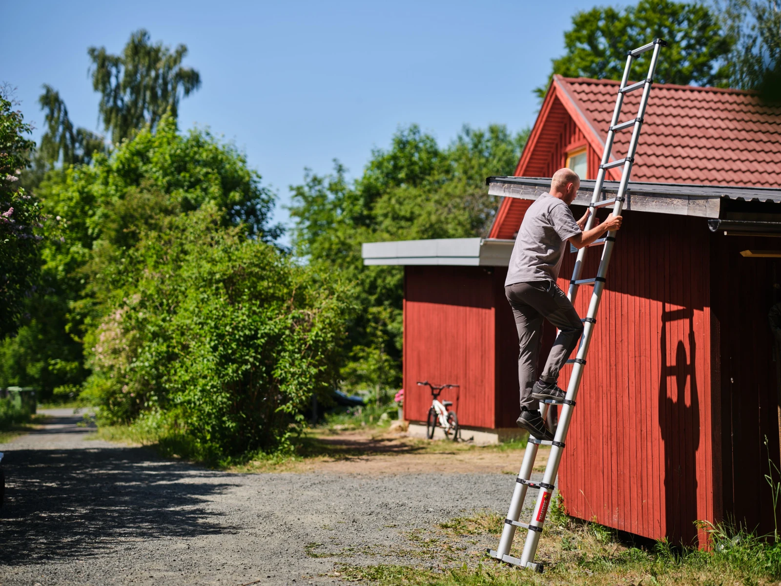Telesteps Eco Line Telescopische ladder 3,8m - met stabilisatie balk