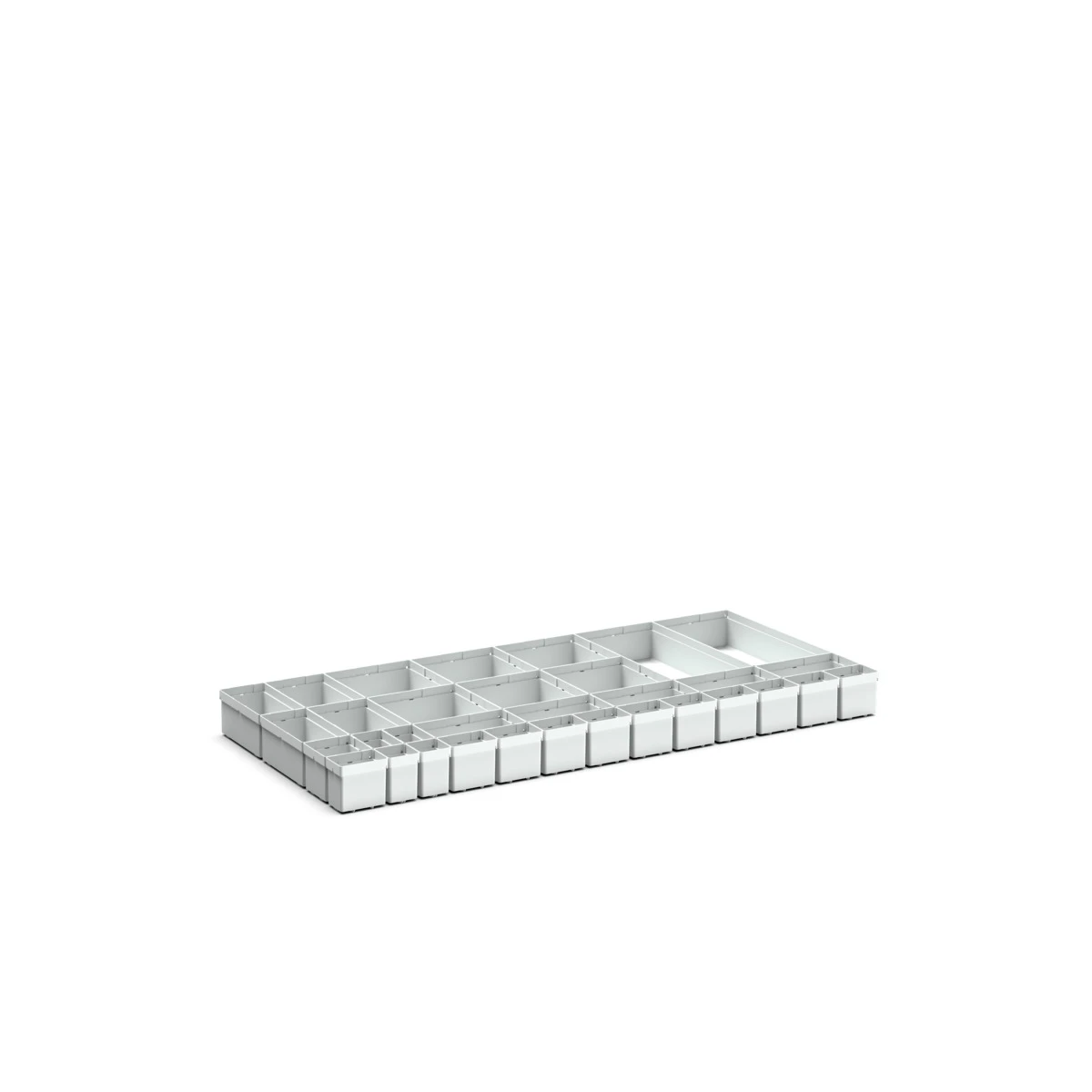 bott Verso verdelers voor schuiflade 1050x550x100mm 33 compartmenten