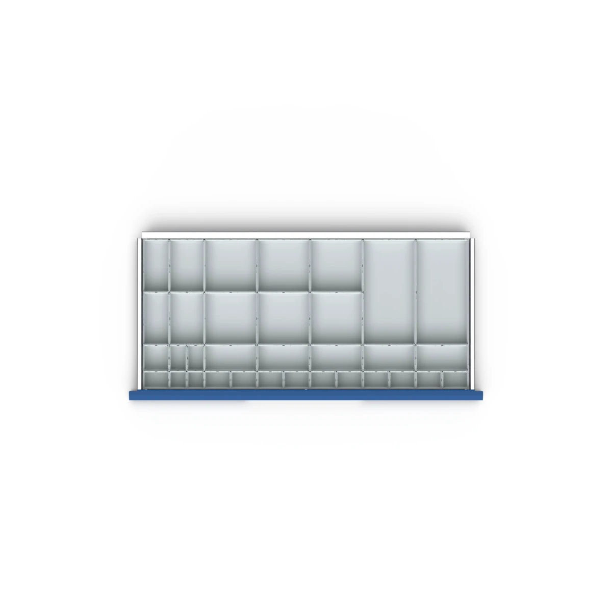 bott Verso verdelers voor schuiflade 1050x550x100mm 33 compartmenten