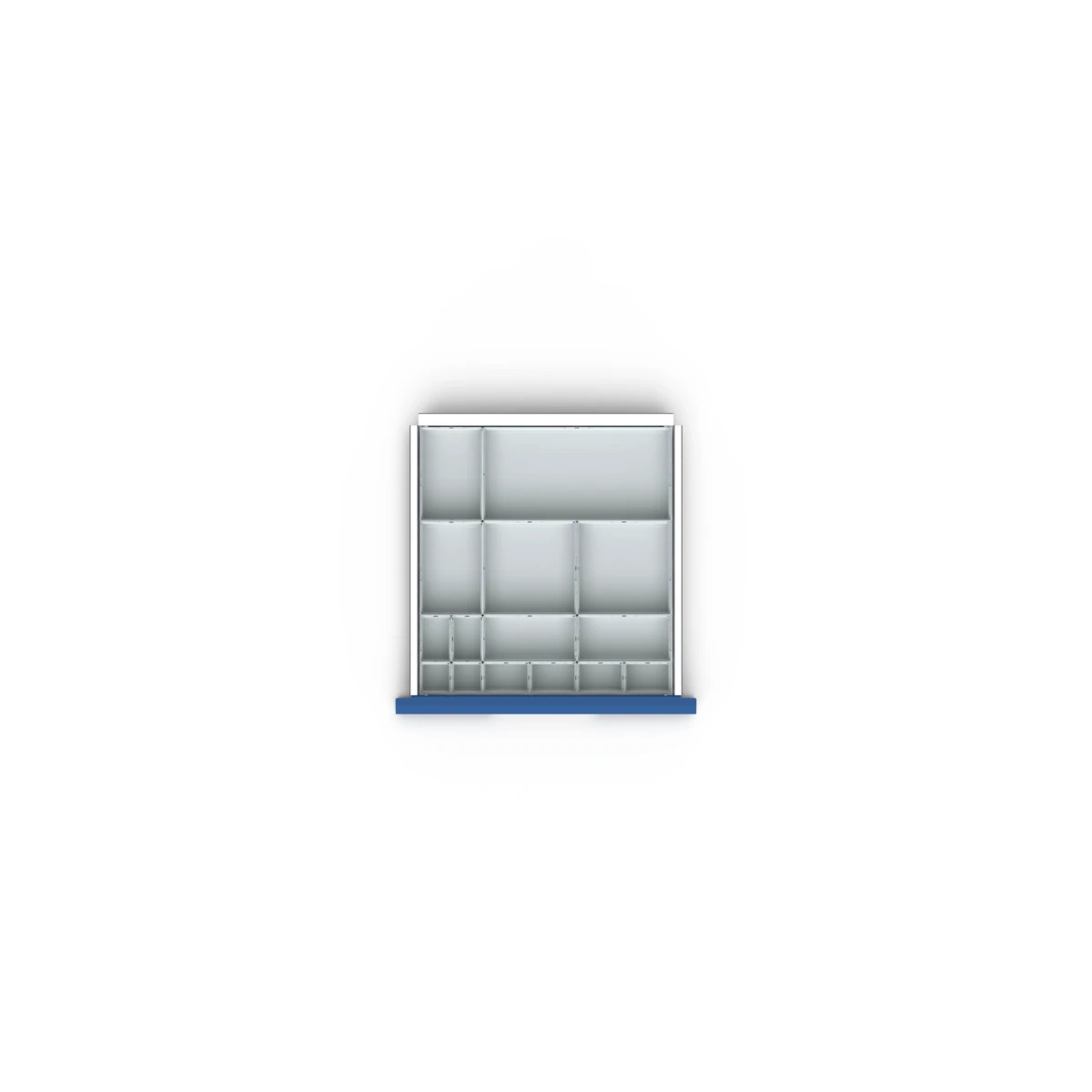 bott Verso verdelers voor schuiflade 525x550x100mm 15 compartementen