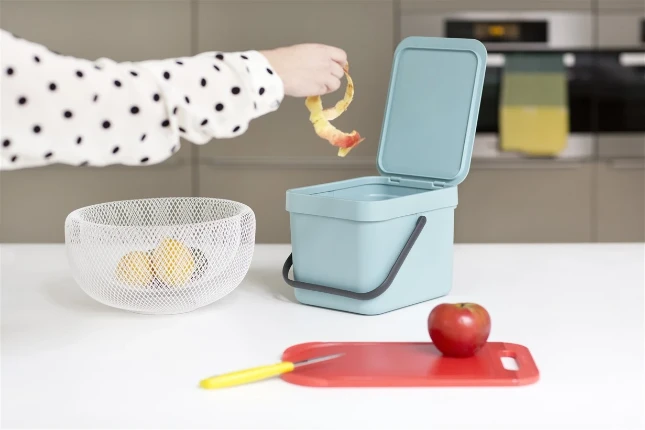 Brabantia Afvalemmer Sort & Go 6L - mint