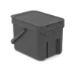 Brabantia Afvalemmer Sort & Go 6L - grijs
